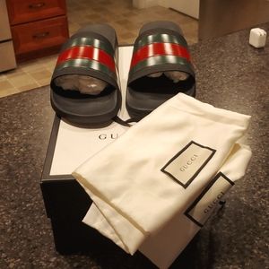 Authentic Gucci Slides, Men's Size 10